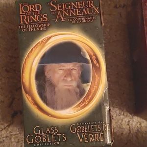 LORD IF THE RINGS WIZARD GANDOLPH goblet 2003 VINTAGE 1 OF 4